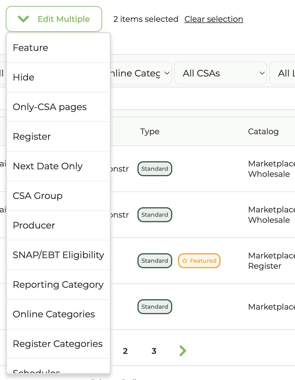 Edit Multiple panel showing the available bulk edit fields