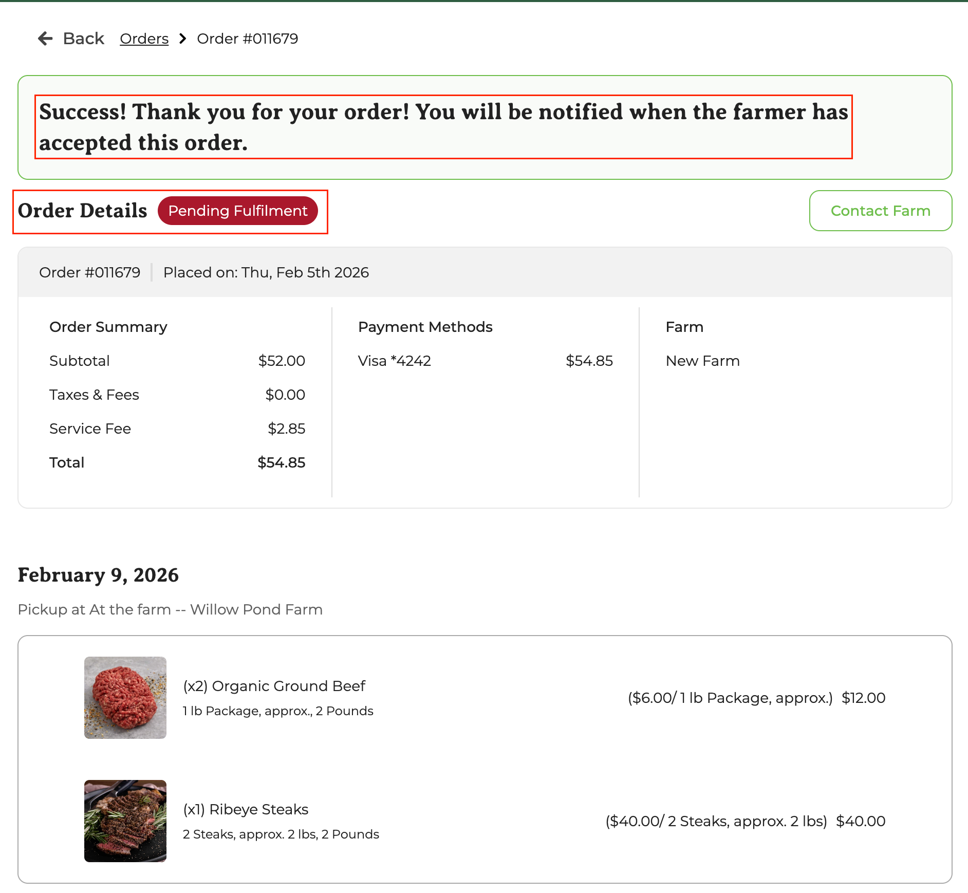 Expanded product detail page showing the short and long product descriptions